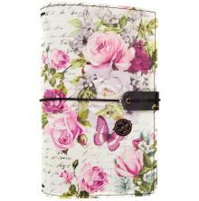 Prima Travelers Journal Personal Size 5X7.5 - Misty Rose UTGENDE