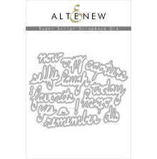 Altenew Die Set - Super Script Scrapbook