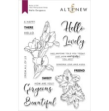 Altenew Clear Stamps 6X8 - Hello Gorgeous