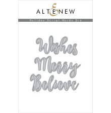 Altenew Die Set - Holiday Script Words