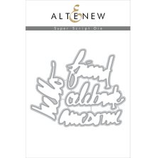 Altenew Die Set - Super Script