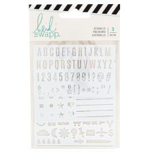 Heidi Swapp Memory Planner Color Fresh - Stencils 3/Pkg UTGENDE