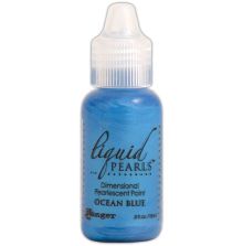 Liquid Pearls Dimensional Pearlescent 18ml - Ocean Blue