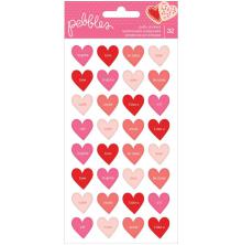 Pebbles Puffy Stickers 32/Pkg - Loves Me UTGENDE