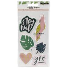 Crate Paper Embossed Puffy Stickers - Wild Heart UTGENDE
