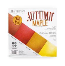 Tonic Studios Craft Perfect 6x6 Card Pack - Autumn Maple 9416E