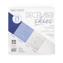 Tonic Studios Craft Perfect 6x6 Card Pack - December Skies 9427E