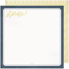 Heidi Swapp Emerson Lane Double-Sided Cardstock 12X12 - True Stories UTGENDE