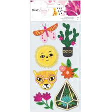 Dear Lizzy Layered Stickers 7/Pkg -  New Day