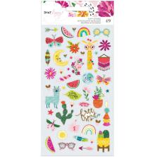Dear Lizzy Puffy Stickers - New Day