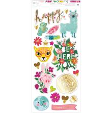 Dear Lizzy Cardstock Stickers 6X12 41/Pkg - New Day