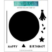 Concord &amp; 9th Clear Stamps 4X4 - Birthday Balloon