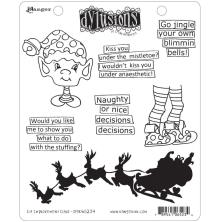 Dylusions Cling Stamps 8.5X7 - Elf Improvement Class