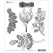 Dylusions Cling Stamps 8.5X7 - Kiss Me Under The Mistletoe