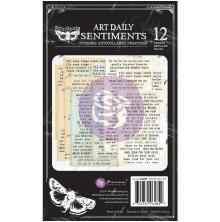 Prima Art Daily Planner Sticker Pad 4.5X7.5 12/Pkg - Sentiments