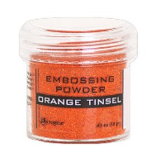 Ranger Embossing Powder - Orange Tinsel