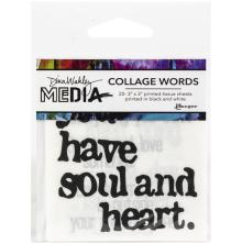 Dina Wakley MEdia Collage Word Pack - 2