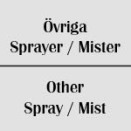 Övriga Sprayer & Mister
