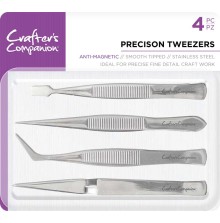 Crafters Companion Precision Tweezers 4pc