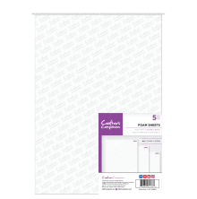 Crafters Companion Double Sided Foam Sheets A4 5/Pkg