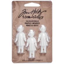 Tim Holtz - Advantus Idea-Ology Salvaged Dolls 1.75 3/Pkg