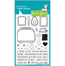 Lawn Fawn Clear Stamps 4X6 - Lets Toast LF1820
