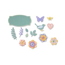 Sizzix Thinlits Die set 11PK - Spring Things 19-01