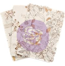 Prima Travelers Journal Passport Refill Notebook 3/Pkg - Pretty Pale