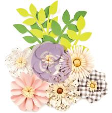 Prima Spring Farmhouse Paper Flowers 10/Pkg - Gather UTGENDE