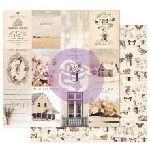 Prima Spring Farmhouse Double-Sided Cardstock 12X12 - Simple Things UTGENDE