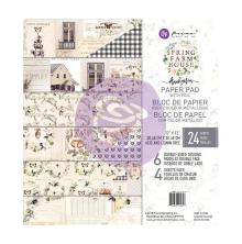 Prima Double-Sided Paper Pad 12X12 24/Pkg - Spring Farmhouse UTGENDE