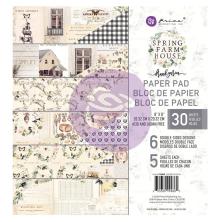 Prima Double-Sided Paper Pad 8X8 30/Pkg - Spring Farmhouse UTGENDE