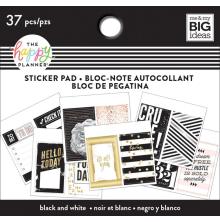 Me &amp; My Big Ideas Happy Planner Tiny Sticker Pad - Black &amp; White
