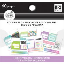 Me &amp; My Big Ideas Happy Planner Tiny Sticker Pad - Healthy Hero Monthly UTGENDE