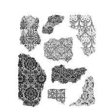 Tim Holtz Cling Stamps 7X8.5 - Fragments CMS368