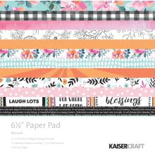 Kaisercraft Paper Pad 6.5X6.5 40/Pkg - Blessed