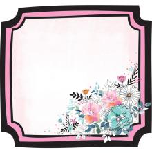 Kaisercraft Blessed Die-Cut Cardstock 12X12 - Floral Frame