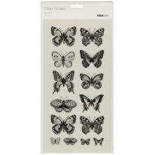 Kaisercraft Clear Stickers 5.75X12 - Butterflies