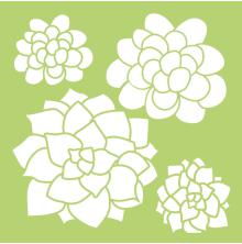 Kaisercraft Designer Template 6X6 - Succulents