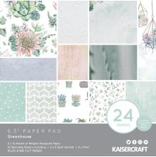 Kaisercraft Paper Pad 6.5X6.5 40/Pkg - Greenhouse