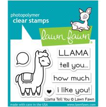 Lawn Fawn Clear Stamps 2X3 - Llama Tell You LF1678