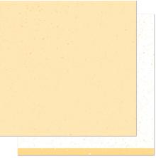 Lawn Fawn Spiffy Speckles Double-Sided Cardstock 12X12 - Ripe Banana
