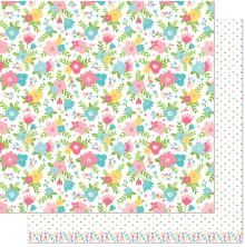 Lawn Fawn Spring Fling Double-Sided Cardstock 12X12 - Rebecca