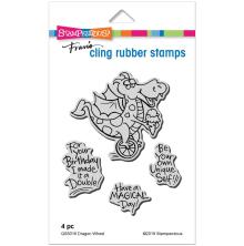 Stampendous Cling Stamp - Dragon Wheel UTGENDE