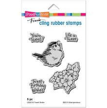 Stampendous Cling Stamp - Tweet Birdie UTGENDE