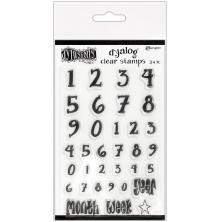 Dylusions Clear Stamps 4X6 - Numerology