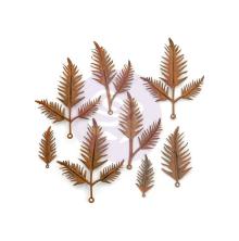 Prima Finnabair Mechanicals Metal Embellishments 8/Pkg - Woodland Fern