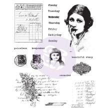 Prima Finnabair Cling Stamps 6X7.5 - Beautiful Story