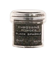 Ranger Embossing Powder - Black Sparkle Tinsel