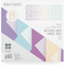 Tonic Studios Craft Perfect 6x6 Card Pack - Dream In Color 9375E